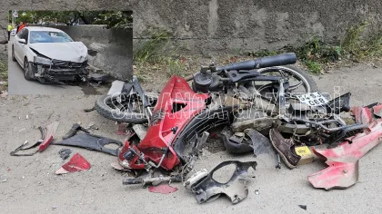 Otomobil Motosiklet ile Çarpıştı: 1 Ağır Yaralı