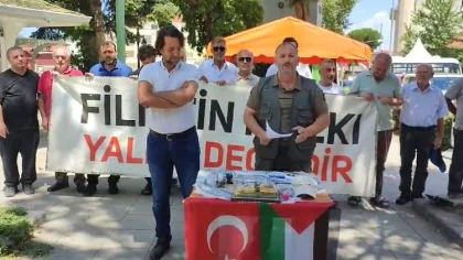Sapanca Gazze Platformu'ndan Basın Açıklaması