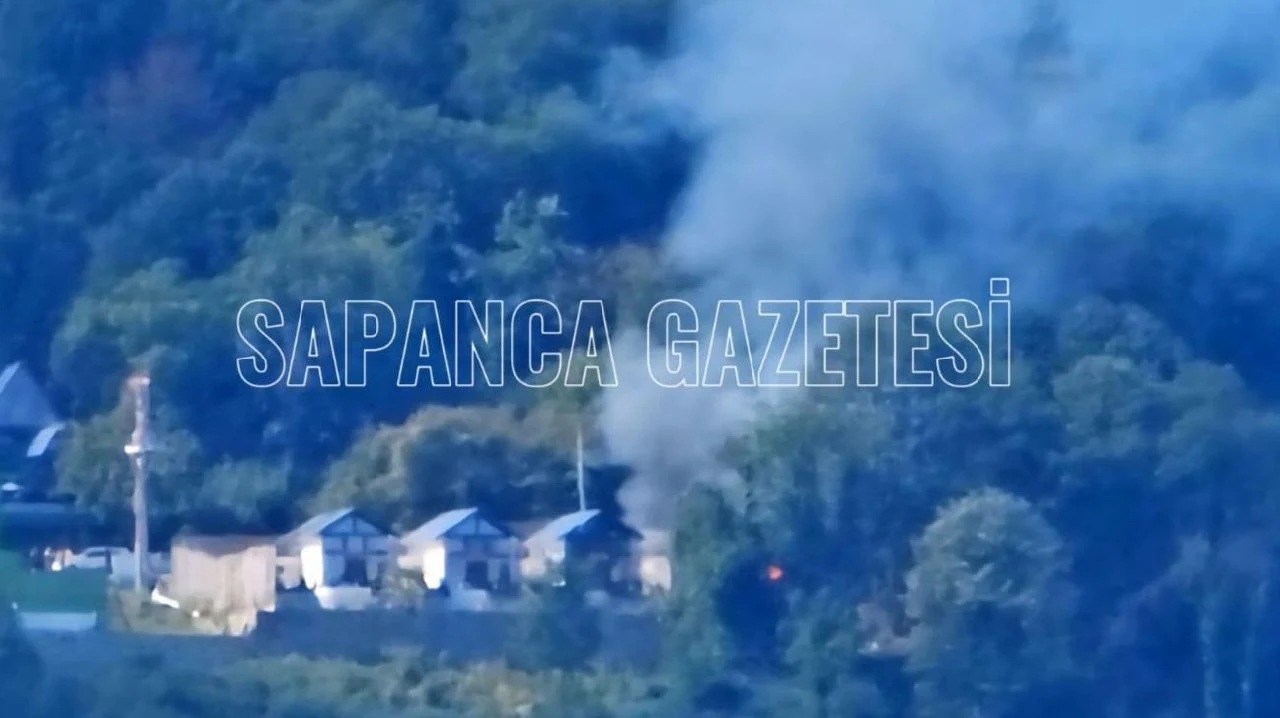 Bungalov Tesisinde Çıkan Yangın Korkuttu
