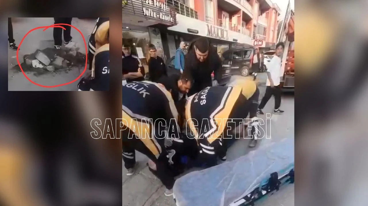 Kaldırımdaki Taşlara Takılıp Düşerek Yaralandı