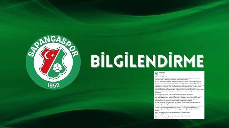Sapancaspor; Koltuklar Geçici, Sapancaspor Kalıcıdır!