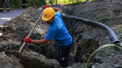 Yanık Mahallesi İçme Suyu Hattı Yenileniyor