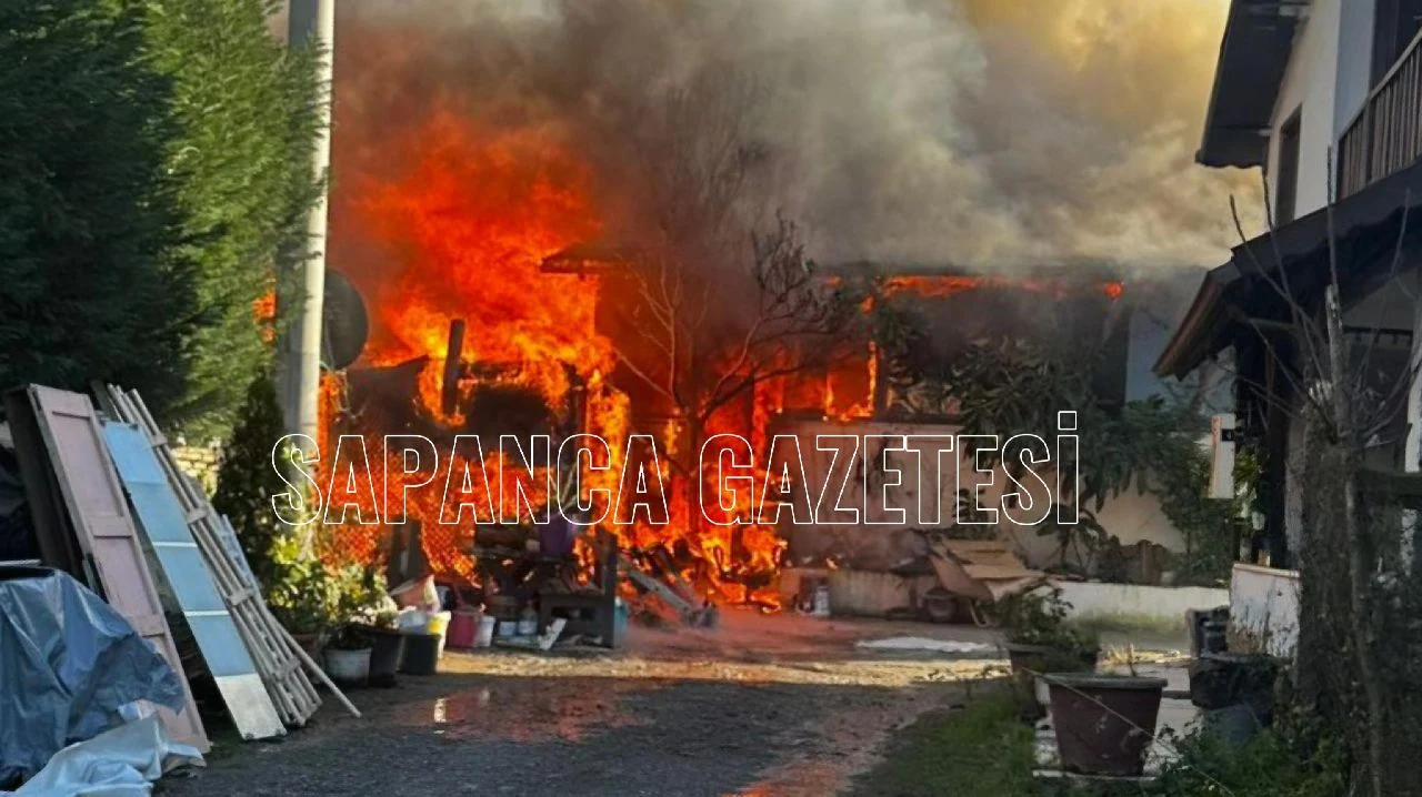 Sapanca'da Çıkan Yangın İtfaiye Ekiplerince Söndürüldü
