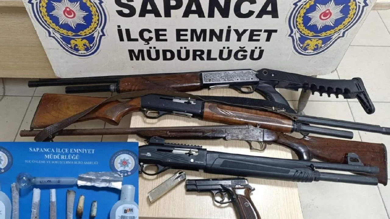 Sapanca'da Uyuşturucu ve Silah Operasyonu: 2 Gözaltı