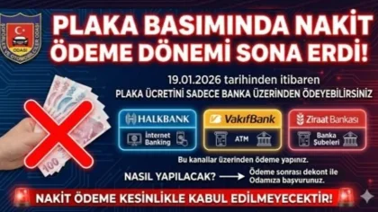 Tescil Plakası Bedeli Bankalara Ödenecek