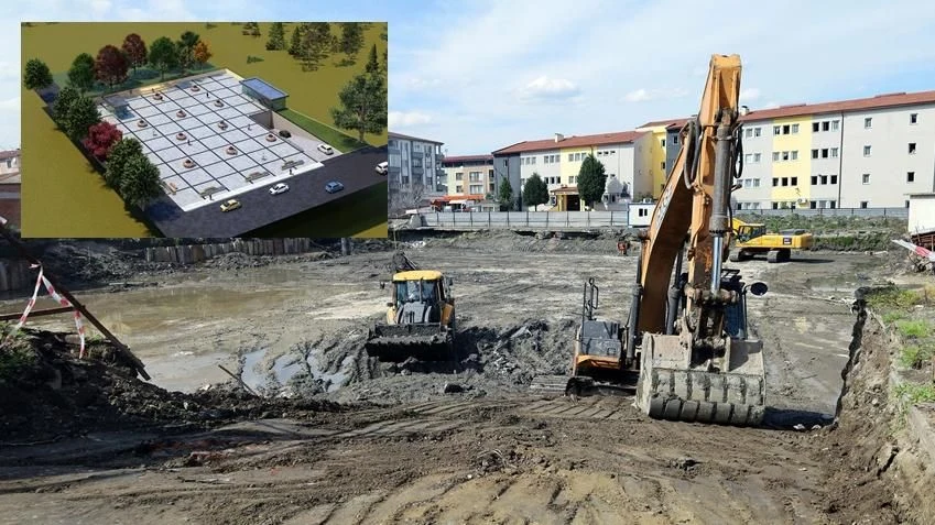 Sapanca Yeraltı Otoparkı ve Meydan Projesinde Çalışmalar Başladı