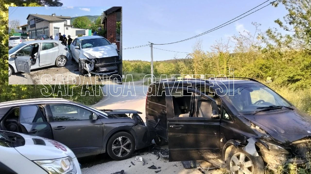Sapanca'da 3 Ayrı Kaza: 4 Yaralı