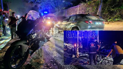 Otomobil ile Motosiklet Çarpıştı: 1 Yaralı