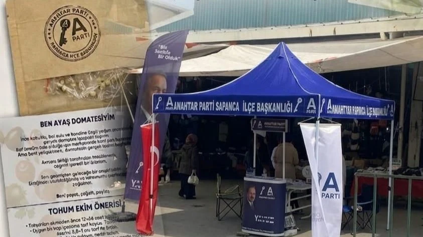 Anahtar Parti Sapanca İlçe Başkanlığı'ndan Ata Tohumu Dağıtımı