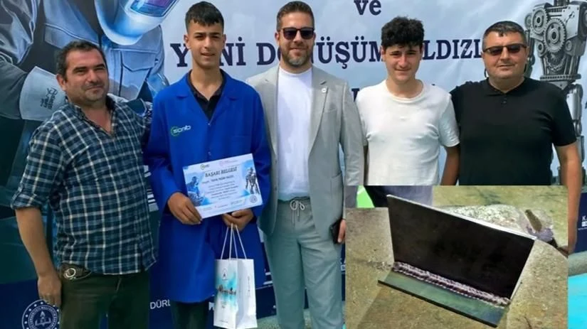 Taha Yasin Yazıcı, Attığı Kaynakla İl Birincisi Oldu