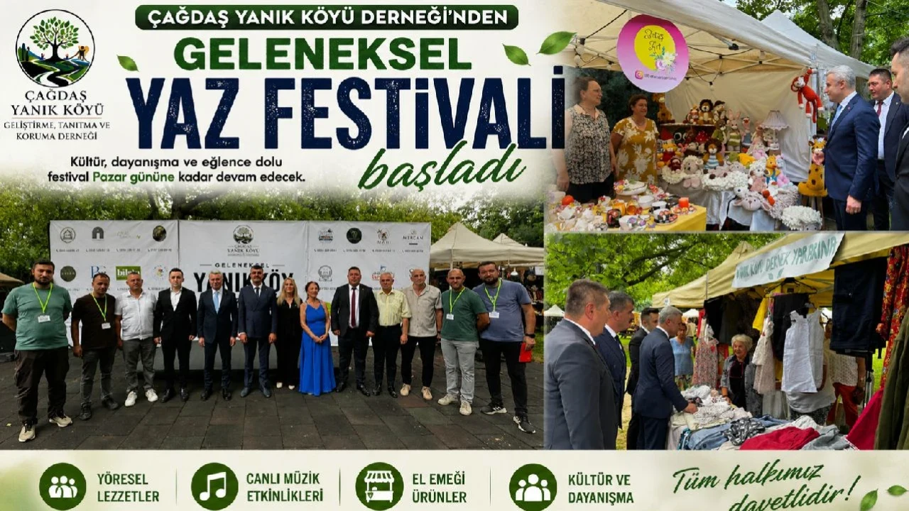 Kaymakam Yazıcı, Yanık Festivali'ne Katıldı