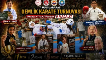 Sapanca Ayyıldızspor'dan 8 Madalya Daha