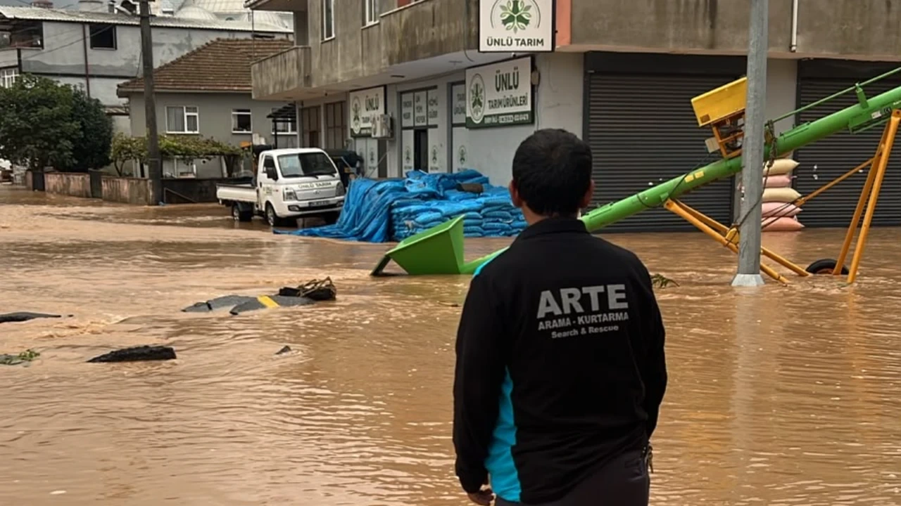 Arte Yoğun Yağış Nedeniyle 24 Saat Teyakkuzda