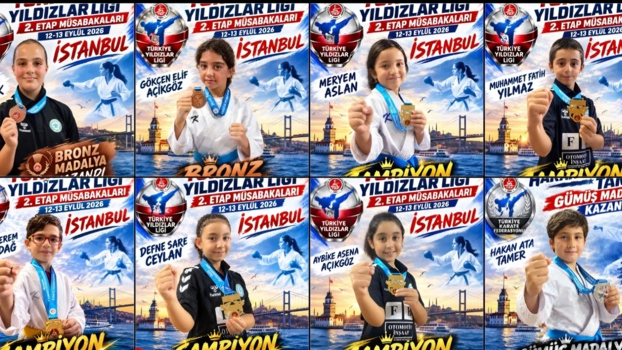 Ayyıldız Spor'dan Yıldızlar Ligi'nde 9 Madalya