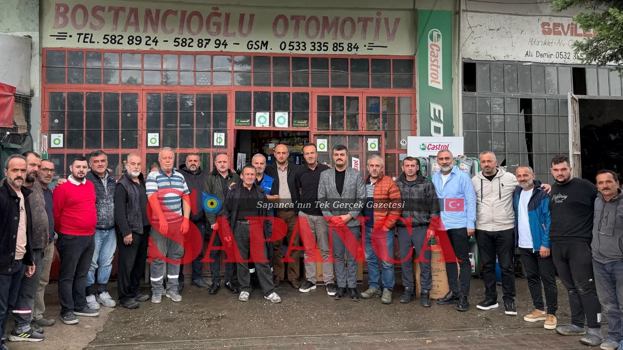 MHP'den Sapanca Oto Sanayi Esnafına Destek