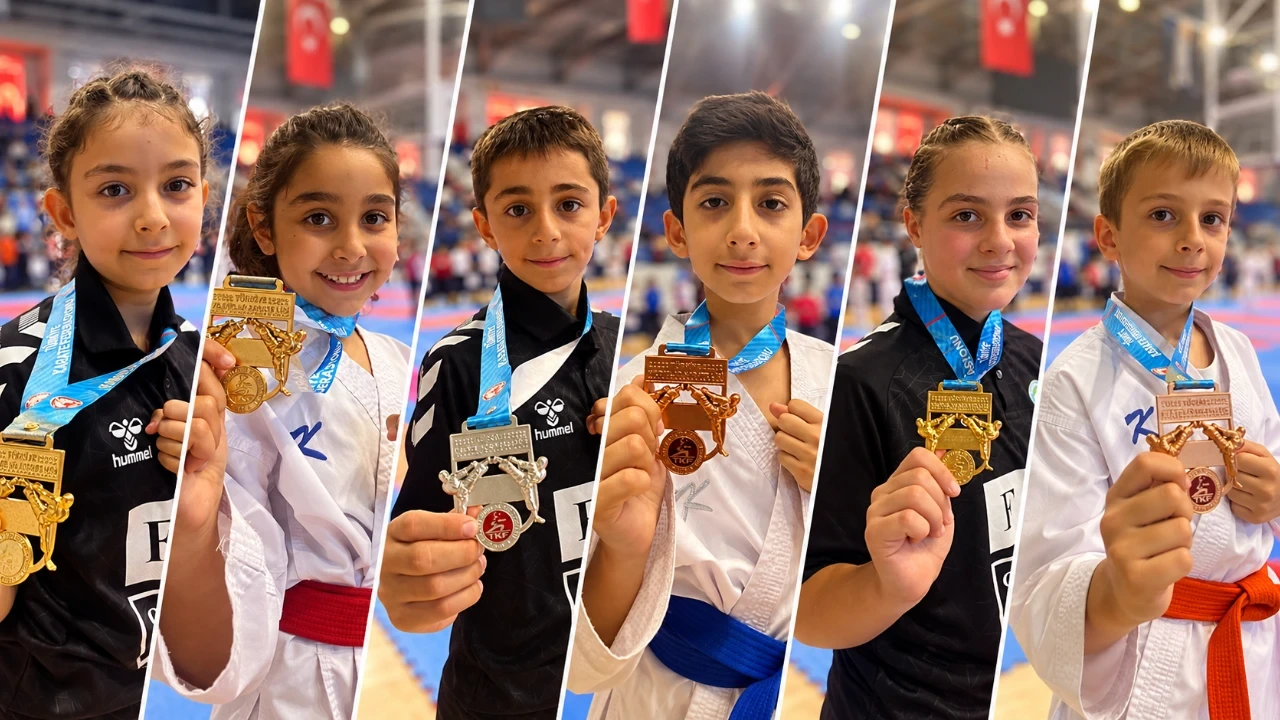 Ayyıldız Spor'dan Yıldızlar Ligi'nde 6 Madalya