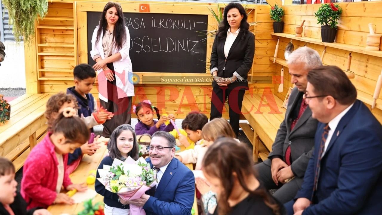 Gazipaşa İlkokulunda Açık Hava Sınıfı Açıldı
