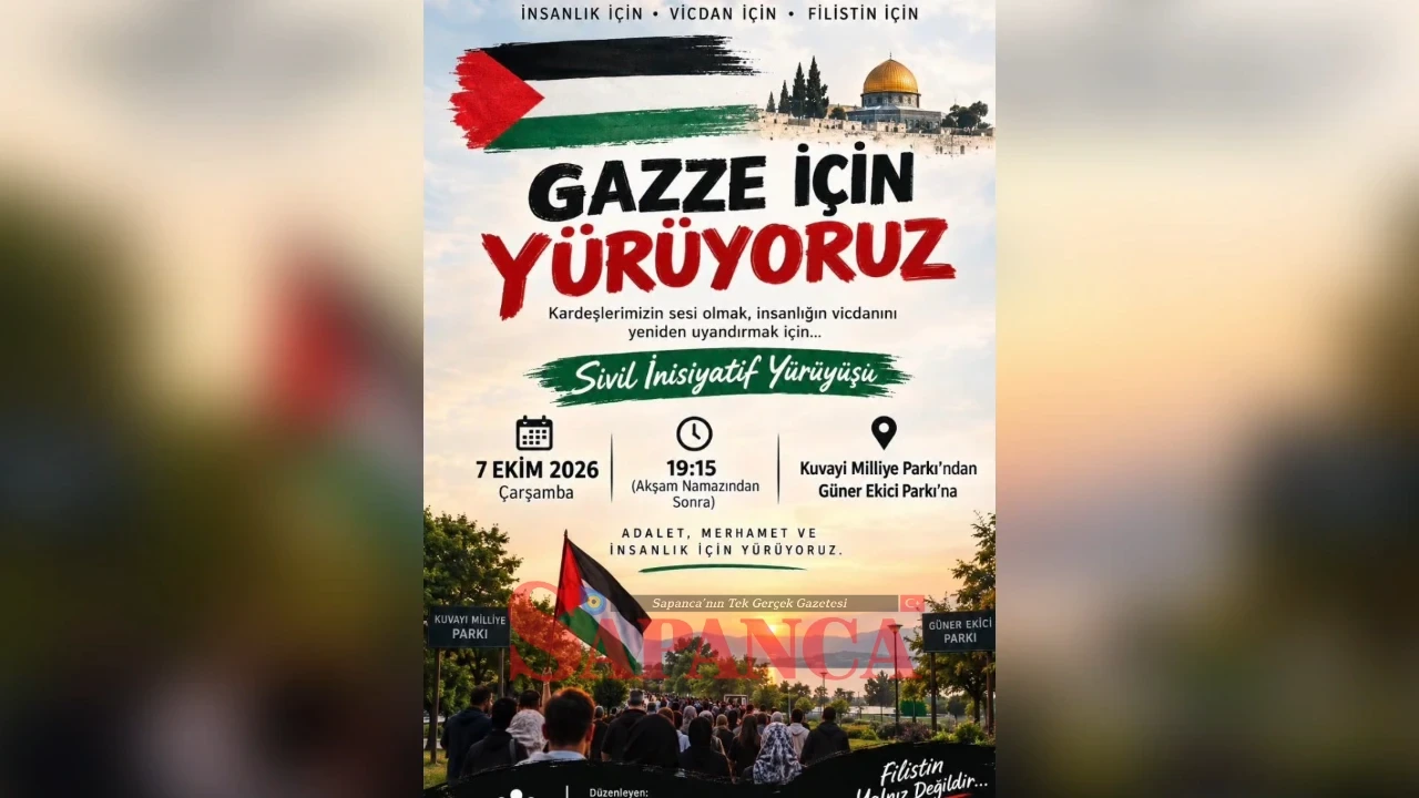 Gazze için Yürüyüş Düzenlenecek