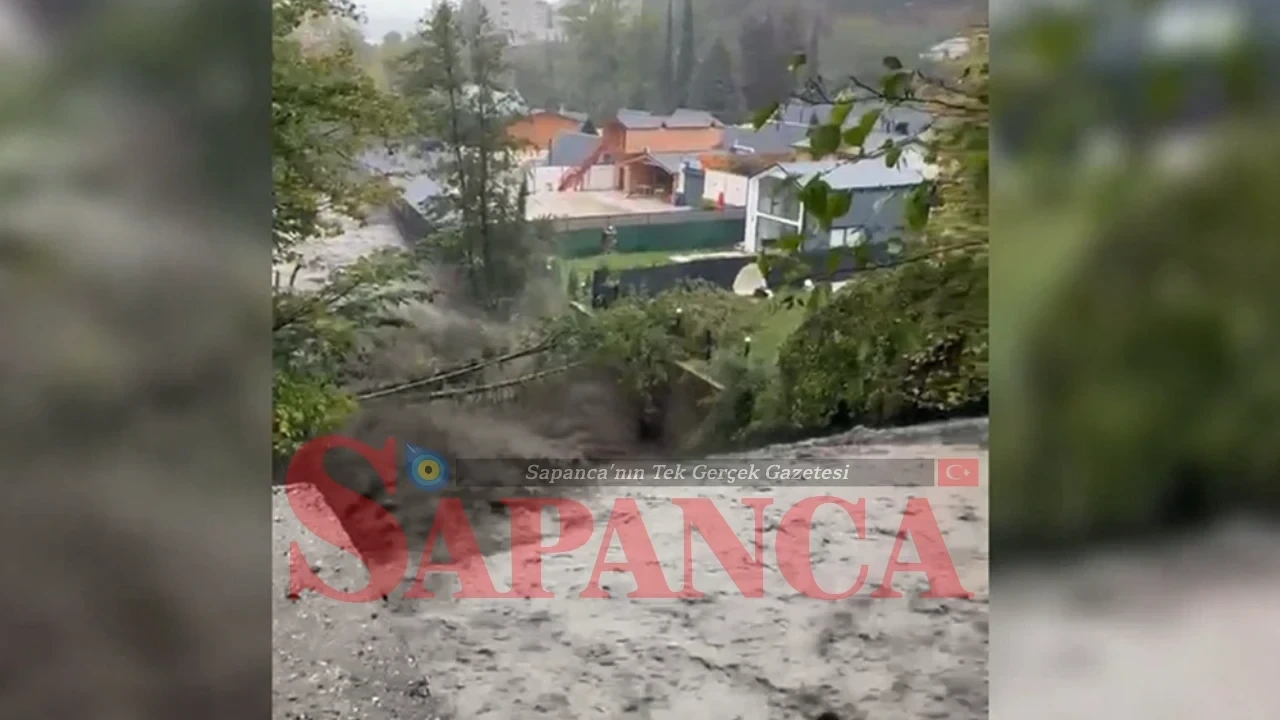 Sapanca'da Sağanak Hayatı Olumsuz Etkiledi (4)