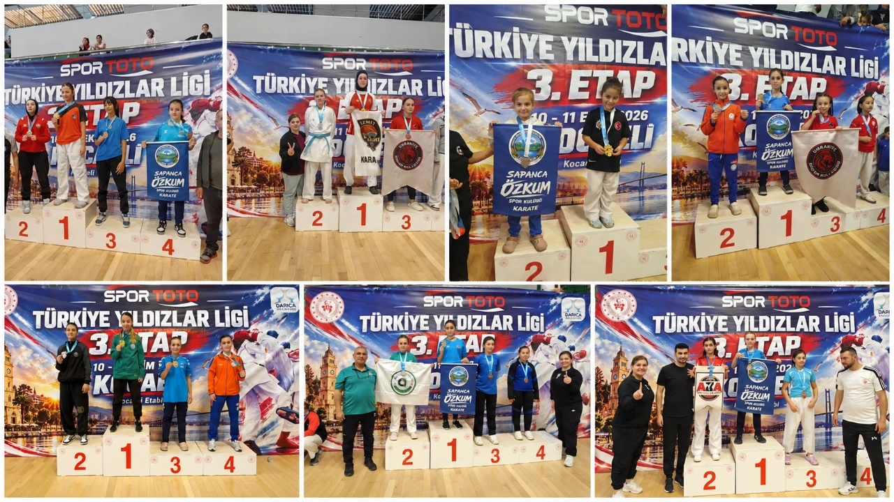 Sapanca Özkum Spor'dan 8 Madalya
