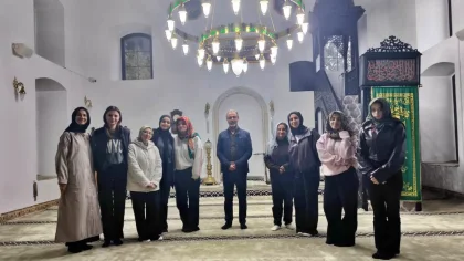 Öğrencilerden Rahime Sultan Camii'ne Ziyaret