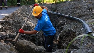 YANIK MAHALLESİ İÇME SUYU HATTI YENİLENİYOR