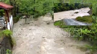 SAPANCA AKÇAY DERESİ COŞTU AMA; BOŞUNA KARADENİZ'E DÖKÜLÜYOR