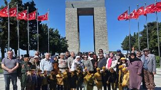 GAZİ VE ŞEHİT YAKINLARI DERNEĞİNDEN ÇANAKKALE GEZİSİ