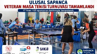 VETERAN MASA TENİSİ TURNUVASI TAMAMLANDI