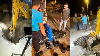 SASKİ EKİPLERİ SABAHA KADAR ÇALIŞTI: 5 MAHALLEYE KESİNTİSİZ SU